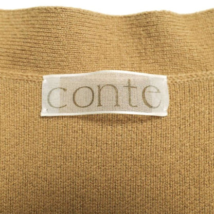 コンテ V-NECK PULLOVER ウールポリエステルセーター