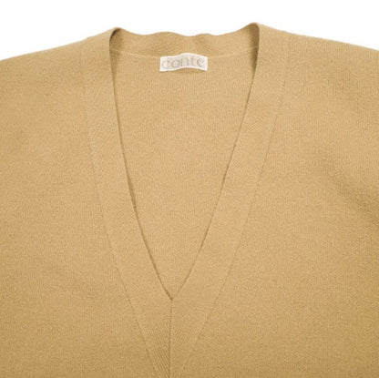コンテ V-NECK PULLOVER ウールポリエステルセーター
