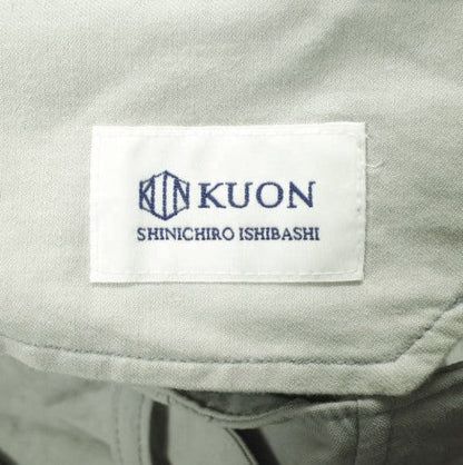KUON 天然染めナイロンテーパードパンツ