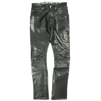 ノンネイティブ DWELLER 5P JEANS カウレザーパンツ
