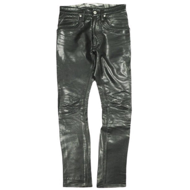 ノンネイティブ DWELLER 5P JEANS カウレザーパンツ