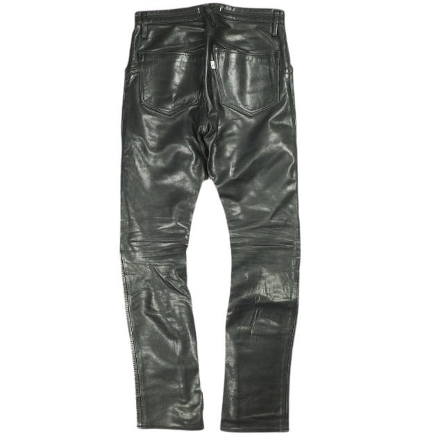ノンネイティブ DWELLER 5P JEANS カウレザーパンツ