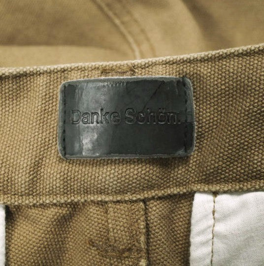 ダンケシェーン DUCK FLARE BAGGY CARGO PANTS コットンパンツ