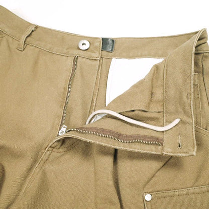 ダンケシェーン DUCK FLARE BAGGY CARGO PANTS コットンパンツ