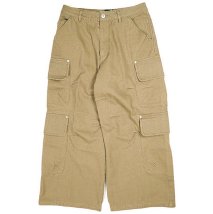 ダンケシェーン DUCK FLARE BAGGY CARGO PANTS コットンパンツ