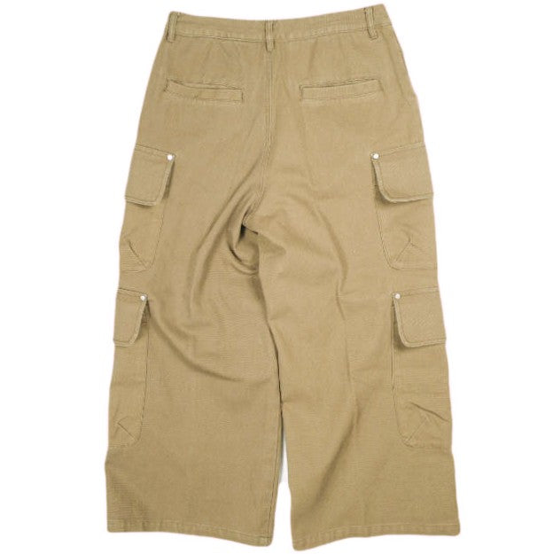 ダンケシェーン DUCK FLARE BAGGY CARGO PANTS コットンパンツ