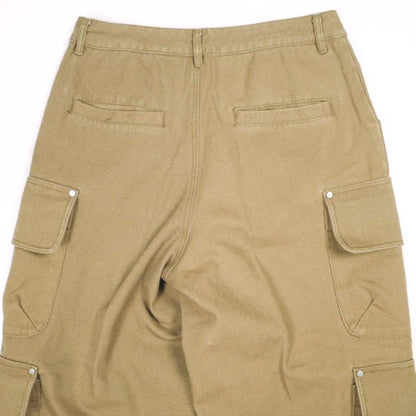ダンケシェーン DUCK FLARE BAGGY CARGO PANTS コットンパンツ