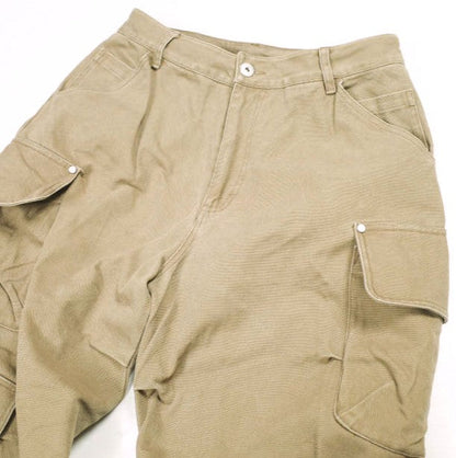ダンケシェーン ダックフレアバギーコットンカーゴパンツ