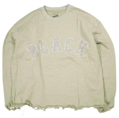 ダンケシェーン CUT FRINGE SWEAT CREWNECK コットン スウェット