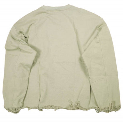 ダンケシェーン CUT FRINGE SWEAT CREWNECK コットン スウェット