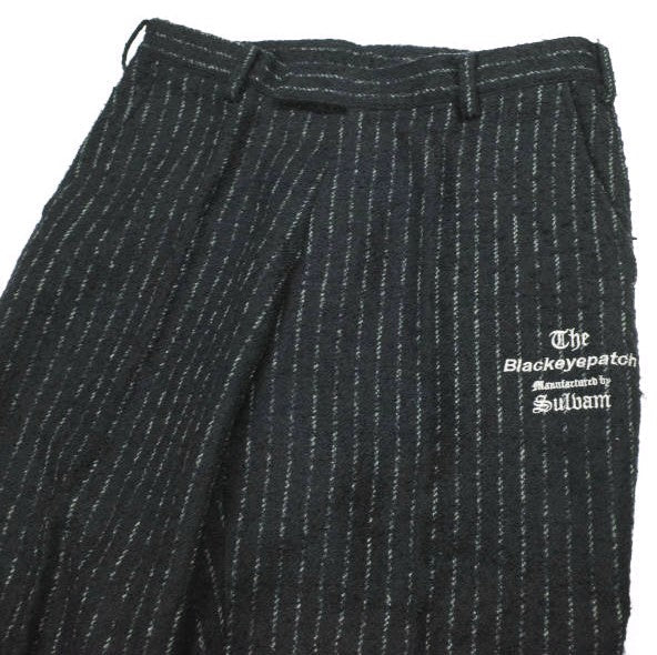 サルバムブラックアイパッチ ウールスラックス 限定