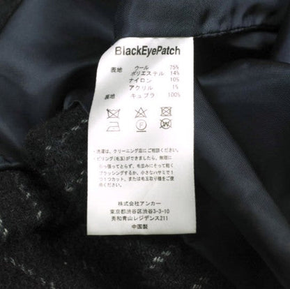 サルバムブラックアイパッチ 限定 ウールブレンドジャケット