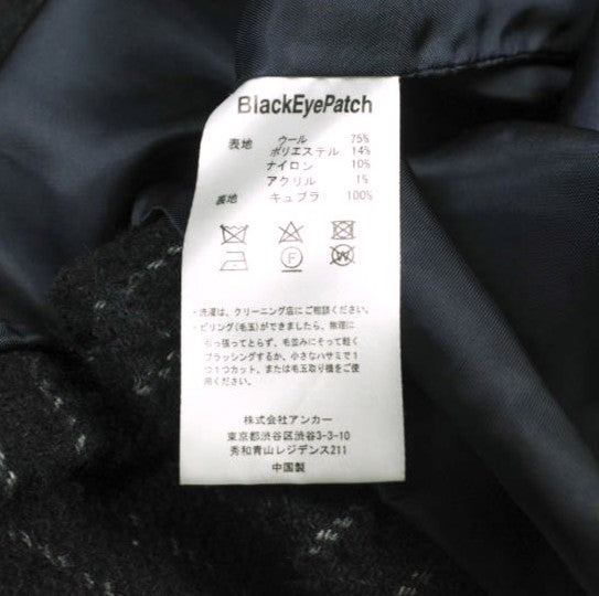 サルバムブラックアイパッチ 限定 ウールブレンドジャケット