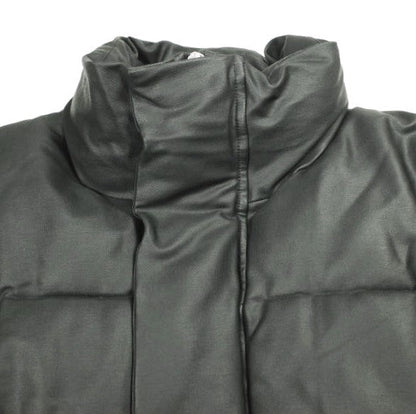 ダンケシェーン COATING SHORT BLOUSON フェイクレザー ジャケット