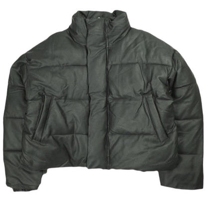 ダンケシェーン COATING SHORT BLOUSON フェイクレザー ジャケット