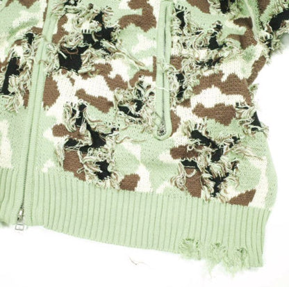 ダンケシェーン CAMO KNIT DRIVERS ジャケット