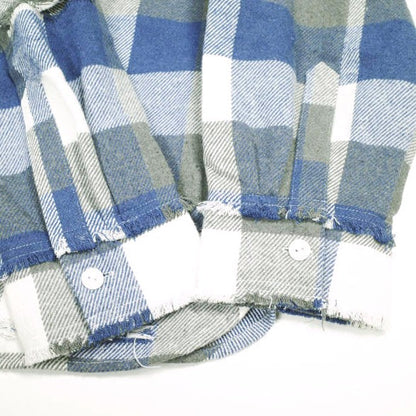ダンケシェーン FLANNEL DAMAGE SHIRTS BLOCK フランネルシャツ