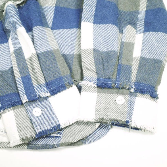 ダンケシェーン FLANNEL DAMAGE SHIRTS BLOCK フランネルシャツ