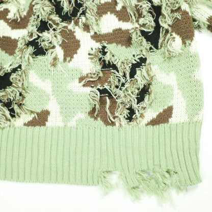 ダンケシェーン CAMO KNIT CREWNECK ニット