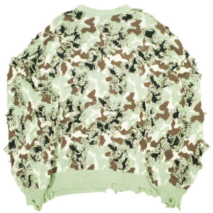 ダンケシェーン CAMO KNIT CREWNECK ニット