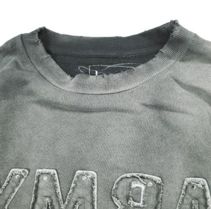 ダンケシェーン SPRAYED CREW NECK SWEAT コットンスウェット