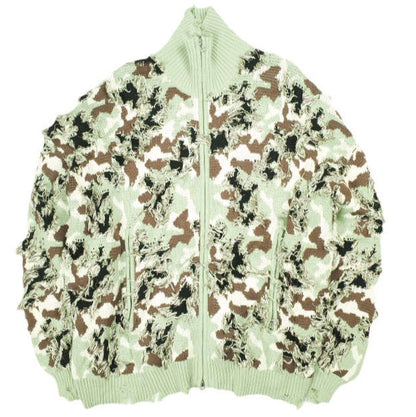 ダンケシェーン CAMO KNIT DRIVERS ジャケット