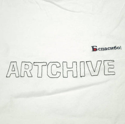 ダンケシェーン ARTCHIVEロゴ コットンロングスリーブTシャツ