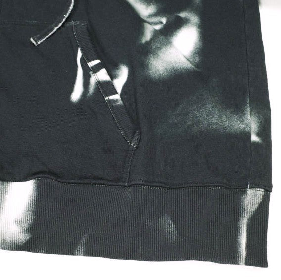 メゾンマルジェラ PRINT ZIP HOODIE コットンパーカー