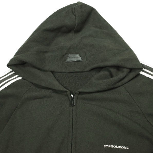 フォーサムワン FO LAYERED SWEAT HOODIE コットンパーカー