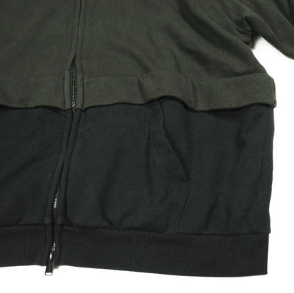 フォーサムワン FO LAYERED SWEAT HOODIE コットンパーカー