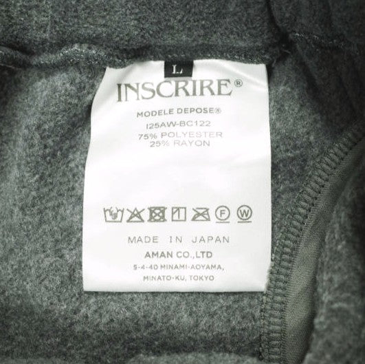 アンスクリア Fleece Loose Fit Track Pants パンツ