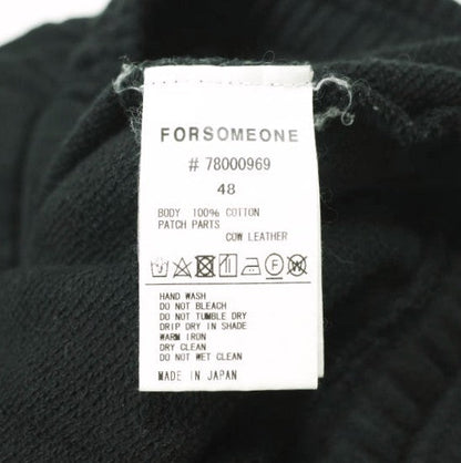 フォーサムワン FO LAYERED SWEAT PT コットンパンツ