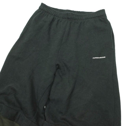フォーサムワン FO LAYERED SWEAT PT コットンパンツ