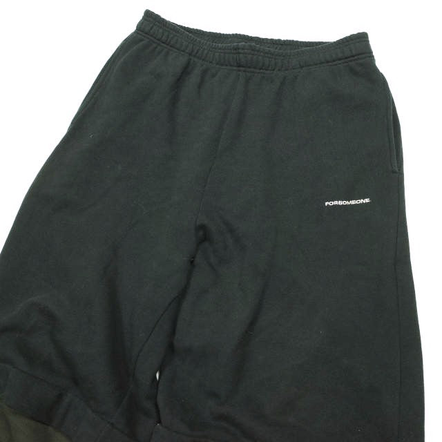 フォーサムワン FO LAYERED SWEAT PT コットンパンツ