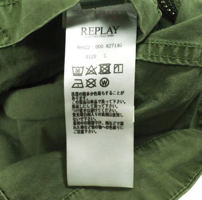 リプレイ コットンミリタリージャケット