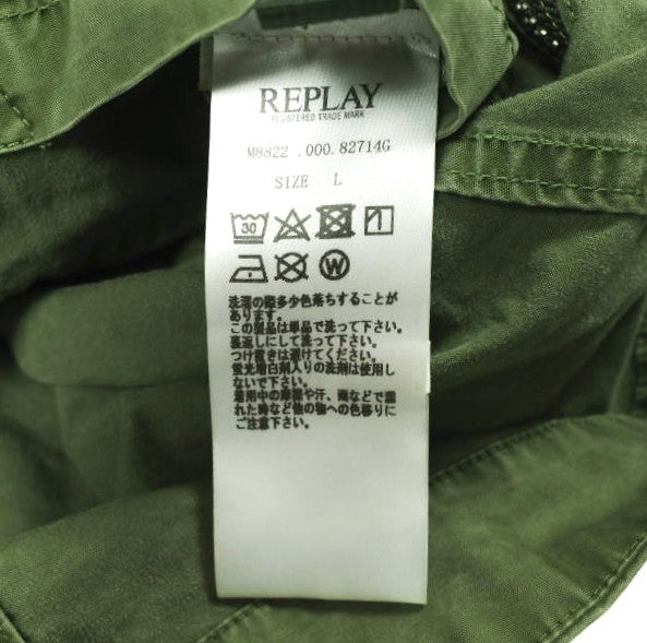 リプレイ コットンミリタリージャケット