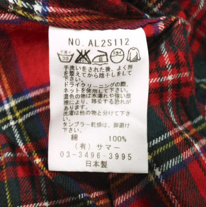 エイス コットンフランネルプルオーバーシャツ トップス