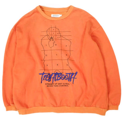 タイトブースプロダクション REVENGE MAN CREW SWEAT コットンポリエステルスウェット