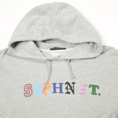 ソフネット ALPHABET PULL OVER SWEAT PARKA コットンパーカー