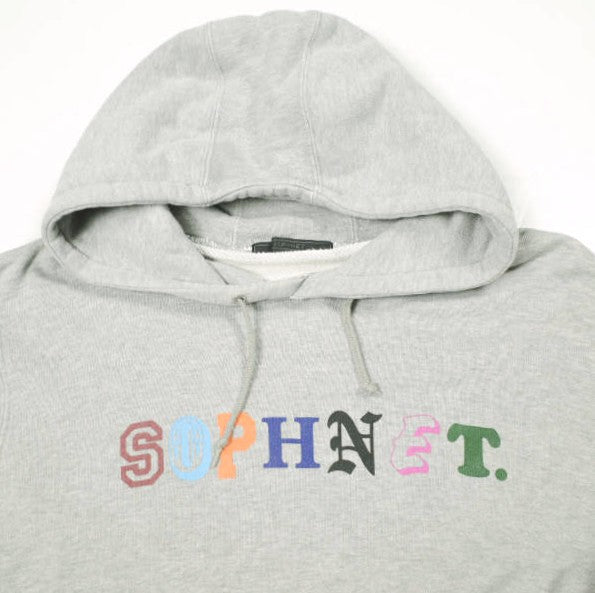 ソフネット ALPHABET PULL OVER SWEAT PARKA コットンパーカー
