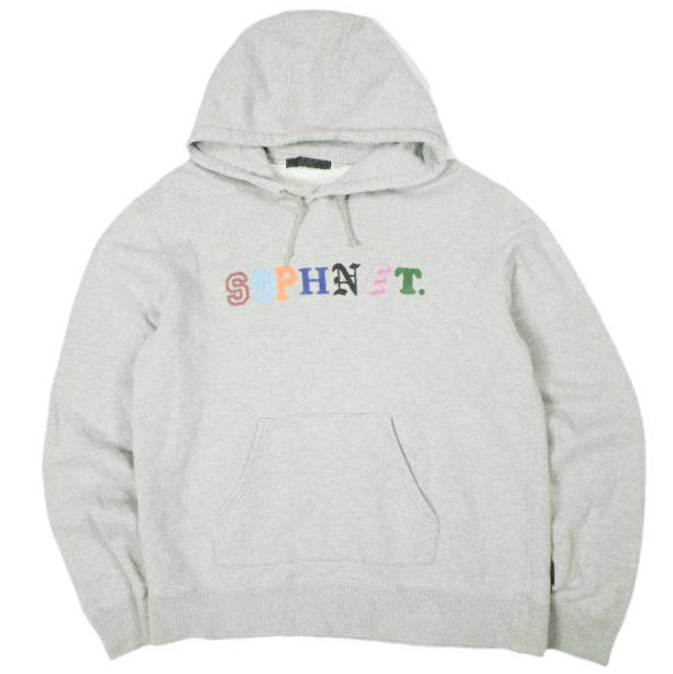 ソフネット ALPHABET PULL OVER SWEAT PARKA コットンパーカー