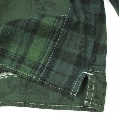 キスニューヨークシティ Patchwork Berkeley Buttondown Shirt コットンシャツ
