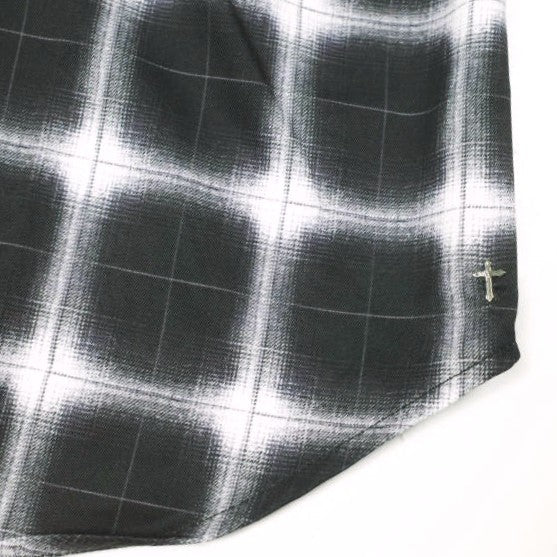 ラストネスト Printed Flannel ポリエステルシャツ