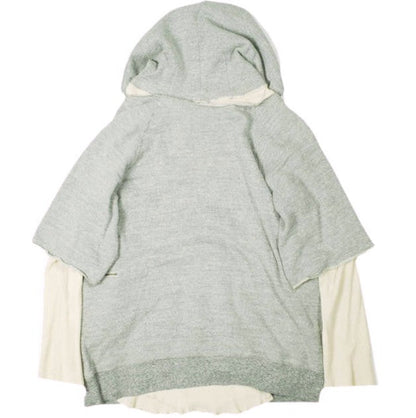 サンシー Broken 3way 2tone hooded parka スウェットパーカー