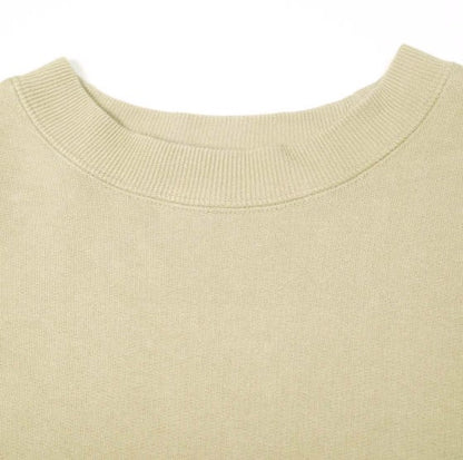 アンライクリー Split Raglan Sleeve Crew コットンスウェット