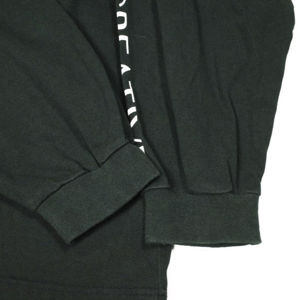 ストライプフォークリエイティブ SUPER BIG FLAT LS TEE コットン長袖Tシャツ
