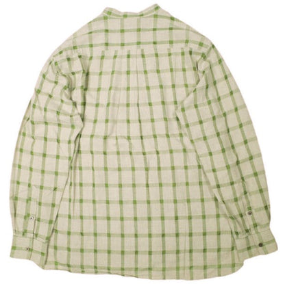 アーニーパロ BAND COLLOR P/O SHIRT コットンキュプラシャツ