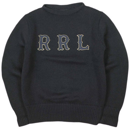 ラルフローレン RRL ロゴアップリケ ウールセーター