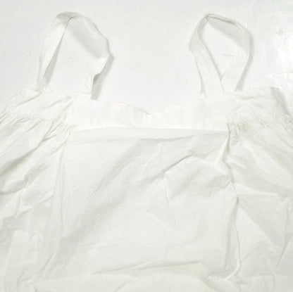 ヤーモ Brace Gather Dress コットンワンピース