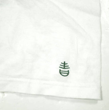 BOKU HA TANOSII ロゴ刺繍コットンTシャツ